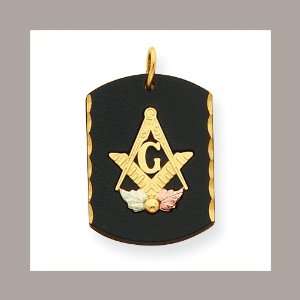  10k Black Hills Gold Masonic Pendant Jewelry