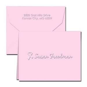 Classic Impressions Embossed Personalized Stationery   Awareness Notes