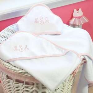  Two Piece Personalized Hooded Baby Girl Towels