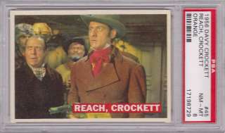 1956 DAVY CROCKETT #45 REACH CROCKETT PSA 8 1 HIGHER  