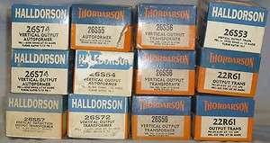 12 Thordarson Halldorson Transformers NOS + Boxes  