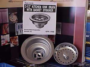 Three Compartment Sink Drain with Strainer3.5  