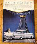 1958 cadillac ad supremacy fleetwood crafted models  