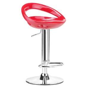 Zuo Modern Tickle Bar Stool in Red