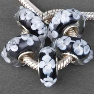 Murano Glass beads Fit Europe Charm Bracelet  