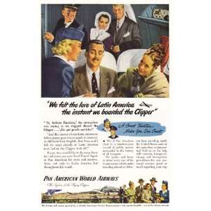    1947 Pan American World Airlines Clipper for Europe Pan Am Books