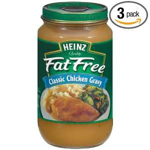 Heinz fat free Chicken Gravy 12oz 3pack Grocery & Gourmet Food