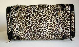 15Pet Luggage/Carrier Dog/Cat Travel Bag Purse Leopard  