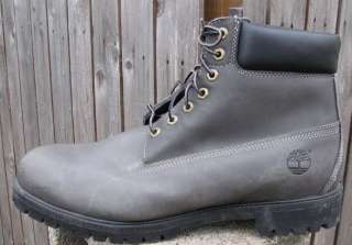 Timberland Gray MENS Non STEEL Toe Work Boots 14 W PRISTINE $12 