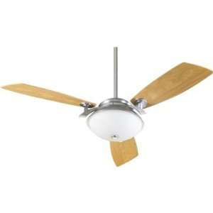   Satellite Satin Nickel 52 Ceiling Fan with Light & Wall Control Home