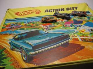 Vintage Mattel Hot Wheels Action City Portable Case Set Track 5158 3 