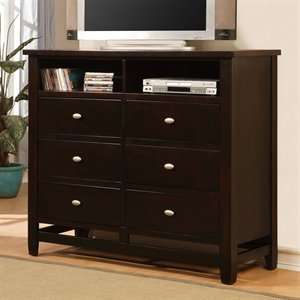   Furniture 5215 13 Simply Living Media Chest TV Stand, Home