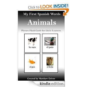 My First Words of Spanish   Animals. Picture Flash Cards for Little 