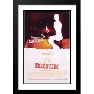  Brick 20x26 Framed and Double Matted Movie Poster   Style A   2006 