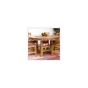  Sedona 60R Table with Lazy Susan in Rustic Furniture 