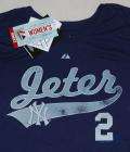 Womens Yankees Derek Jeter Lead Role Player T Shirt Majestic XL  