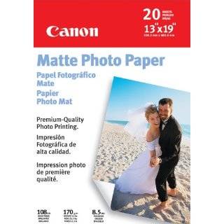 Canon Photo Paper Matte, 13 x 19 Inches, 20 Sheets (7981A011)