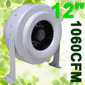 New 12 Inline Exhaust Fan Odor Control Blower 1060 CFM  