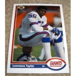   Deck New York Giants Football Team Set . . . Featuring Lawrence Taylor