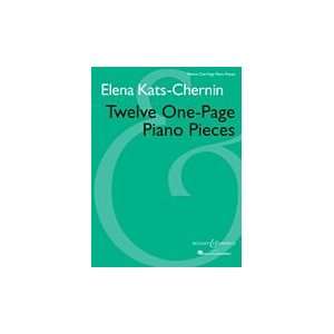  Elena Kats Chernin   Twelve One Page Piano Pieces Sports 