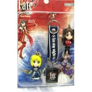  Fate/Stay Night Rin & Saber Chibi Phone Charm & Strap 