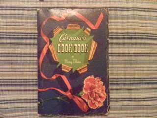 Vint~(1939) Carnation Cook Book by Mary Blake~ The Carnation Company 