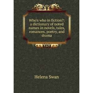  Whos who in fiction? a dictionary of noted names in 