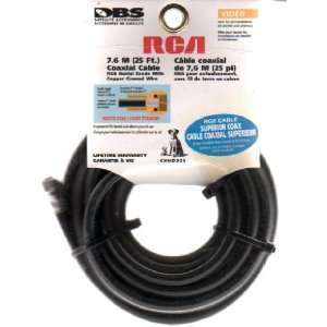  RCA 7.6m (25 ft.) Coaxial Cable Electronics