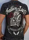 Affliction American Customs INDIAN LARRY SHAMAN T Shirt NEW A4922 