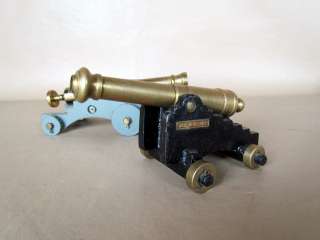 Antique MINIATURE Bronze Signal Cannons with   