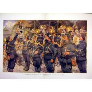 Fanfare Battalion Chasseurs Alsace Scott Print 1919 