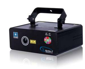 CR SCAN 7 800mW (.8 Watt) RGB DMX Mini Laser . Mobile DJ Clubs, Bars 