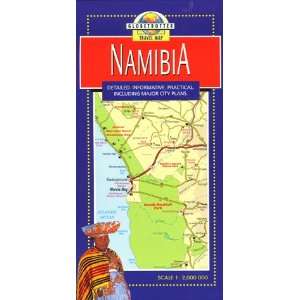  Namibia Travel Map (9781853683725) Globetrotter Books