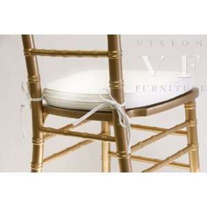  Chiavari Chair Cushion White with Ties 