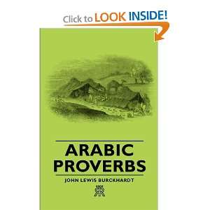 Arabic Proverbs John Lewis Burckhardt 9781406702088  