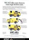 1992 leach vacall street sweeper truck brochure  