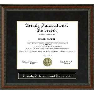   University (TIU) Diploma Frame 