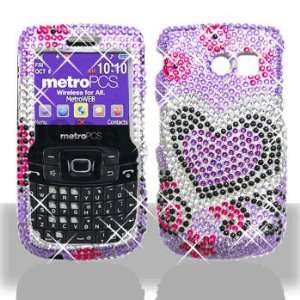  Samsung form II R360 Full Diamond Bling Purple Love Hard 