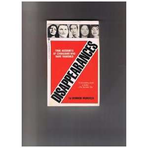  Disappearances (9780523431987) Derrick Murdoch Books