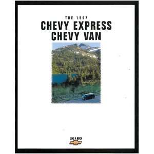  1997 Chevrolet Chevy Express Van Sales Brochure 