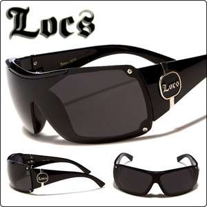 Locs Designer Shades Fashion Sunglasses For Men Black Frame Dark Gray 