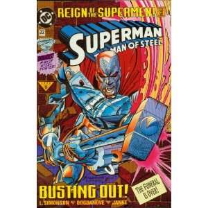  Superman The Man of Steel #22 News Stand Edition Books