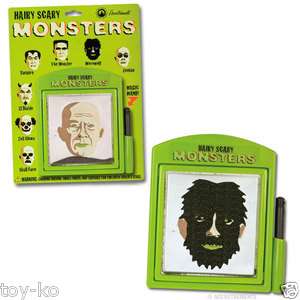 Hairy Scary Monsters   New Magnetic Drawing Set  
