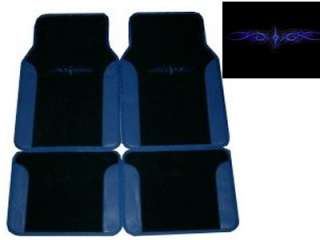 BLUE BLACK Designer Carpet FLOOR MATS (BEST SELLER) d11  