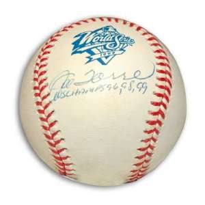  Autographed Joe Torre 1999 World Series Baseball Inscribed 