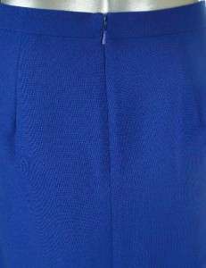 Sutton Studio Womens Red Blue Black Wool Blend Double Crepe Knee 