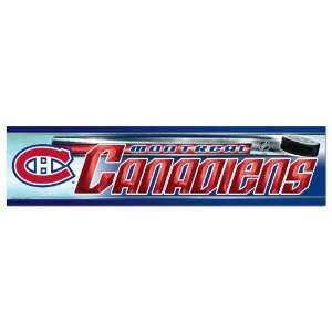 NHL Hockey Montreal Canadiens Bumper Sticker (2 Pack 