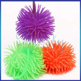   Ball Spiky Punch Ball Stress Reliever Tactile Toy Smile Yoyo  