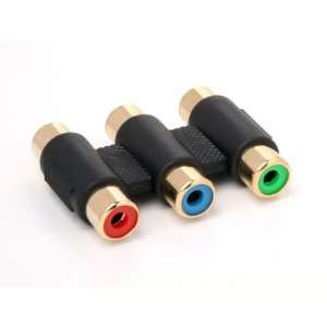  ATLONA TRIPLE RCA COUPLER FOR COMPONENT VIDEO 07 058RGB 