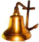 SOLID BRASS 1912 TITANIC SHIP BELL w ANCHOR MOUNT. 7  
